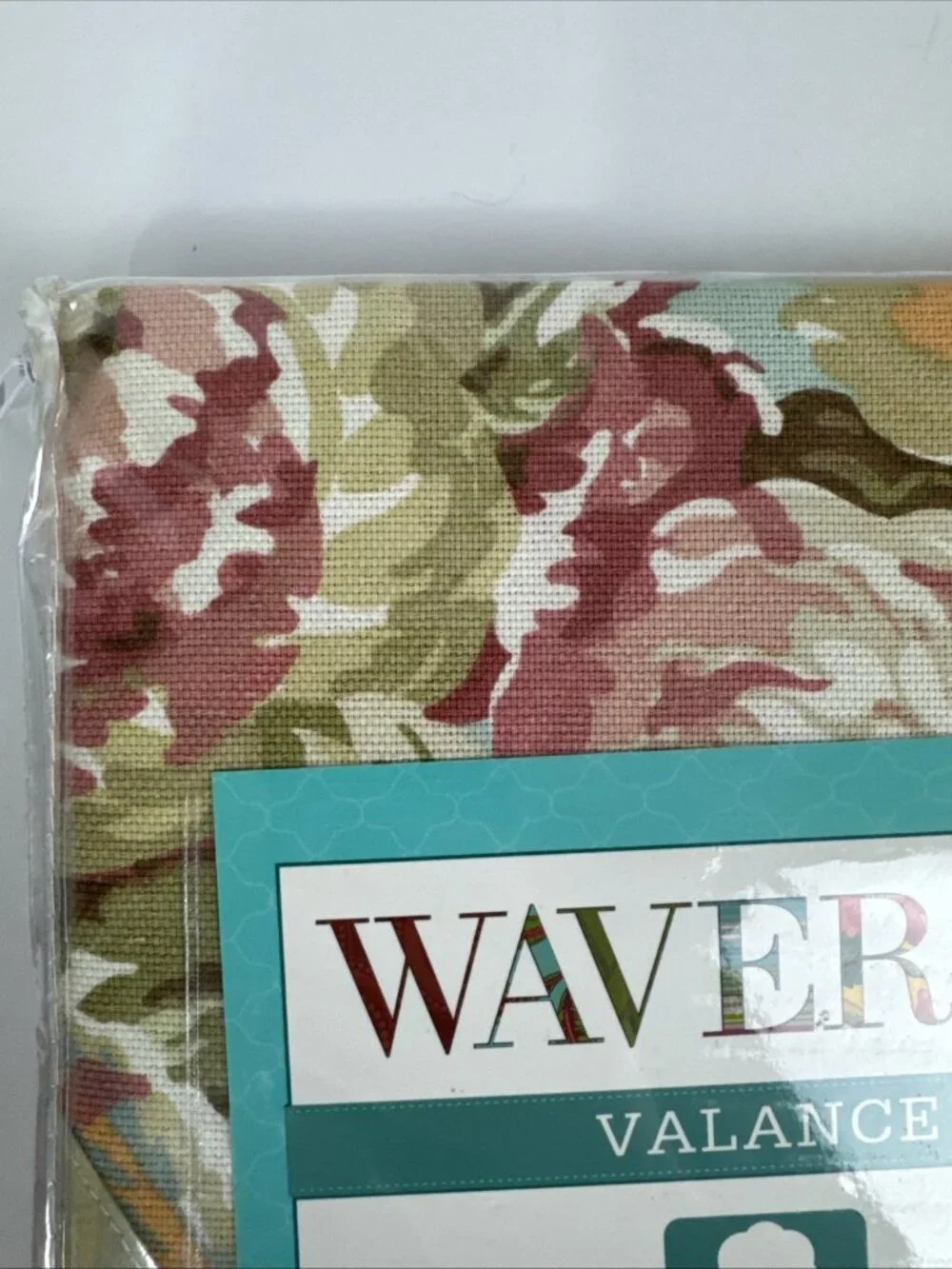 Waverly Jacqueline Valance 60x18 Spring Bling Vapor NEW Cotton floral cottage